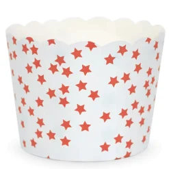 SCRAP COOKING 25 cápsulas de papel para cupcakes estrellas