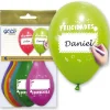 EUREKAKIDS 6 globos Felicidades personalizables