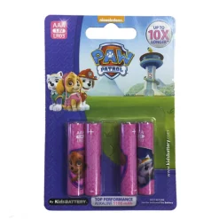 KIDS BATTERY - HMC 4 pilas AAA Patrulla Canina rosa