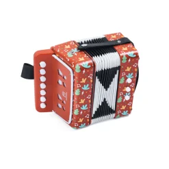 EUREKAKIDS Acordeón Infantil de 7 Teclas y 2 Bajos – Colección Animales