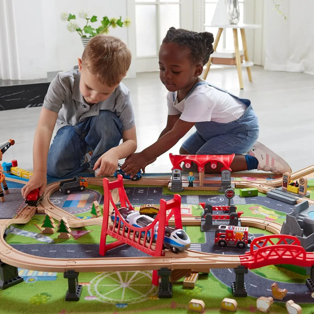 HAPE Alfombra de juegos - Ferrocarril