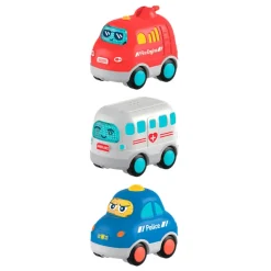 EUREKAKIDS Alfombra de juegos con 3 coches