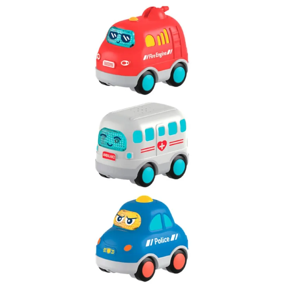 EUREKAKIDS Alfombra de juegos con 3 coches