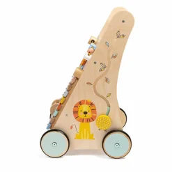 EUREKAKIDS Andador de madera con 6 actividades Wild
