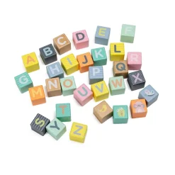 EUREKAKIDS Andador de madera con bloques