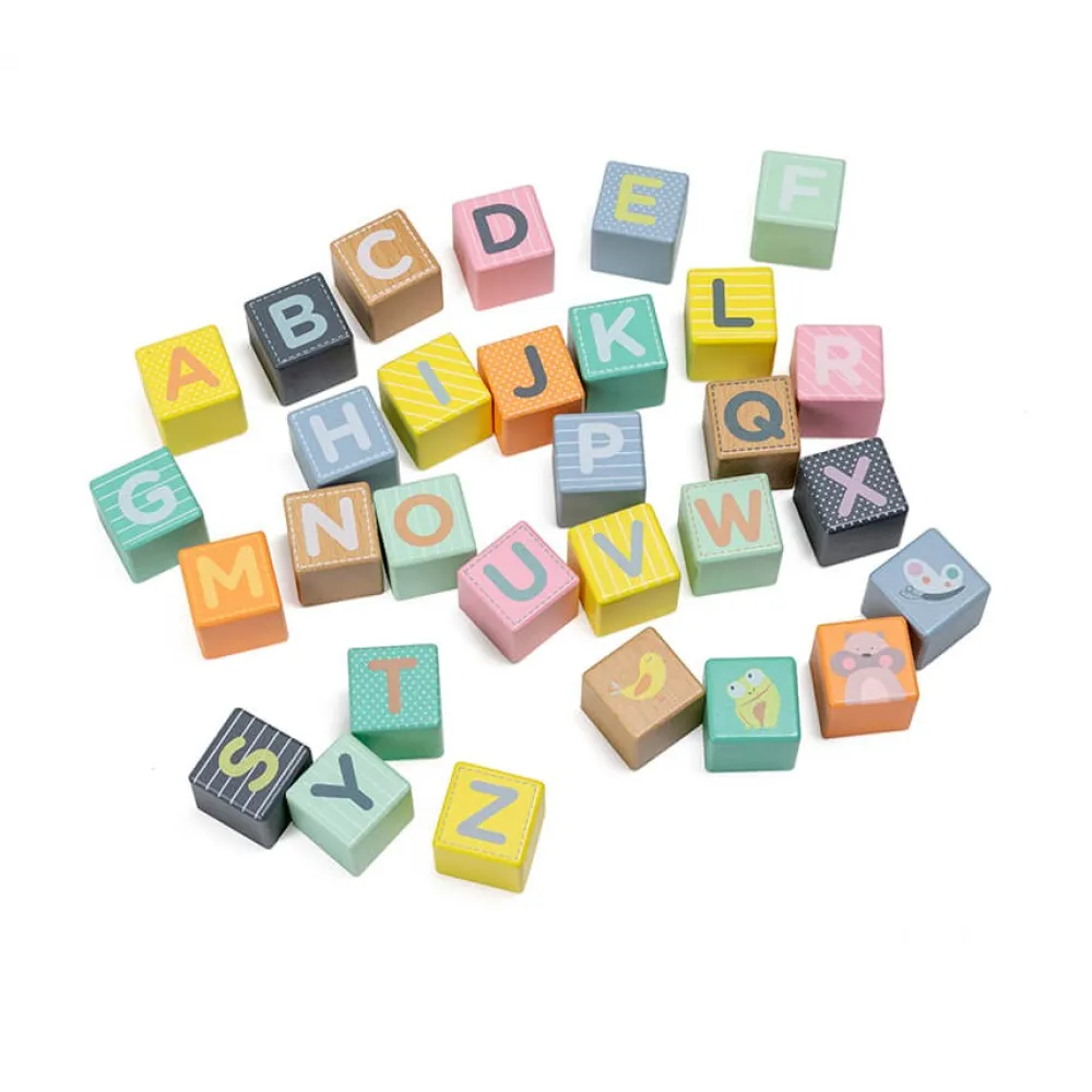 EUREKAKIDS Andador de madera con bloques