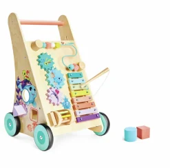 HAPE Andador de madera Manatí con 6 actividades