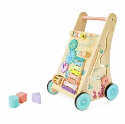 HAPE Andador de madera Manatí con 6 actividades