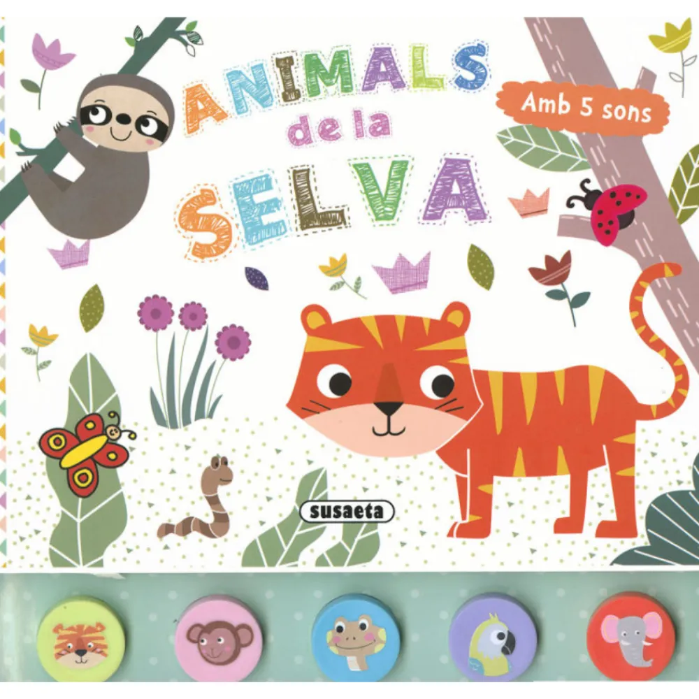 SUSAETA ANIMALS DE LA SELVA (amb 5 sons)