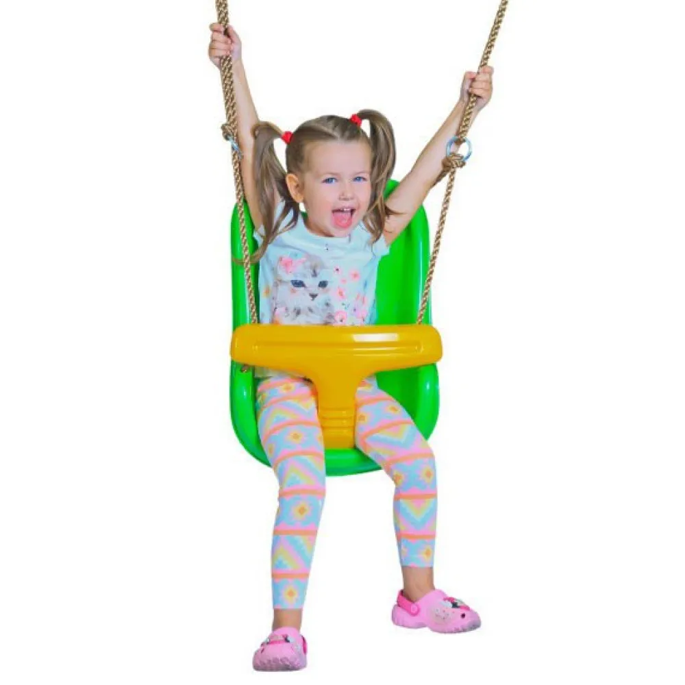 MASGAMES Asiento bebé deluxe verde