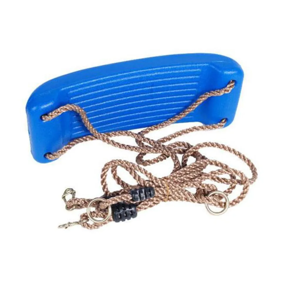 MASGAMES Asiento de plástico azul para columpio