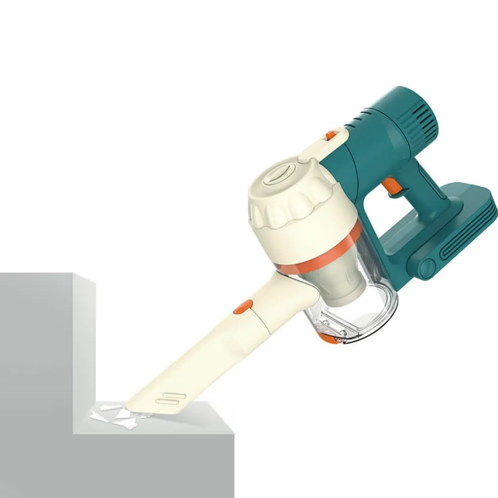 EUREKAKIDS Aspiradora de juguete sin cables super realista con accesorios, luces y sonidos