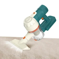 EUREKAKIDS Aspiradora de juguete sin cables super realista con accesorios, luces y sonidos