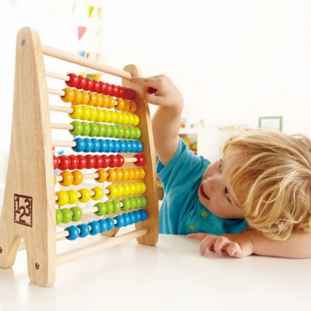 HAPE Ábaco con cuentas de colores