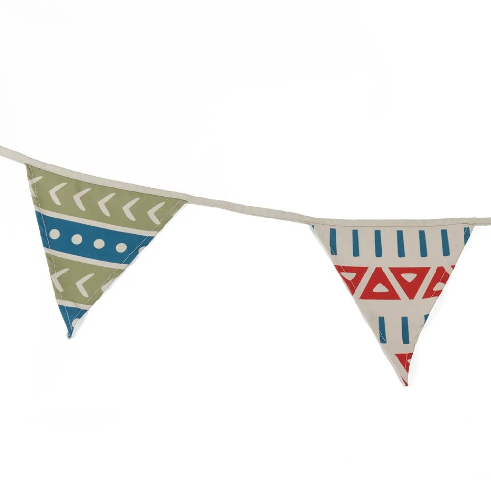 EUREKAKIDS Banderola decorativa de tela estampada - Tribal