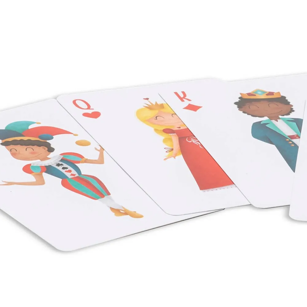 EUREKAKIDS Baraja inglesa para jugar a póker y otros juegos - Joker