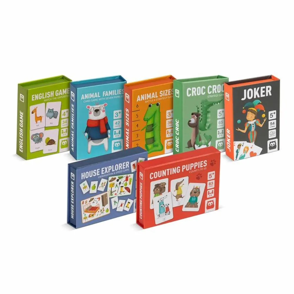 EUREKAKIDS Baraja inglesa para jugar a póker y otros juegos - Joker