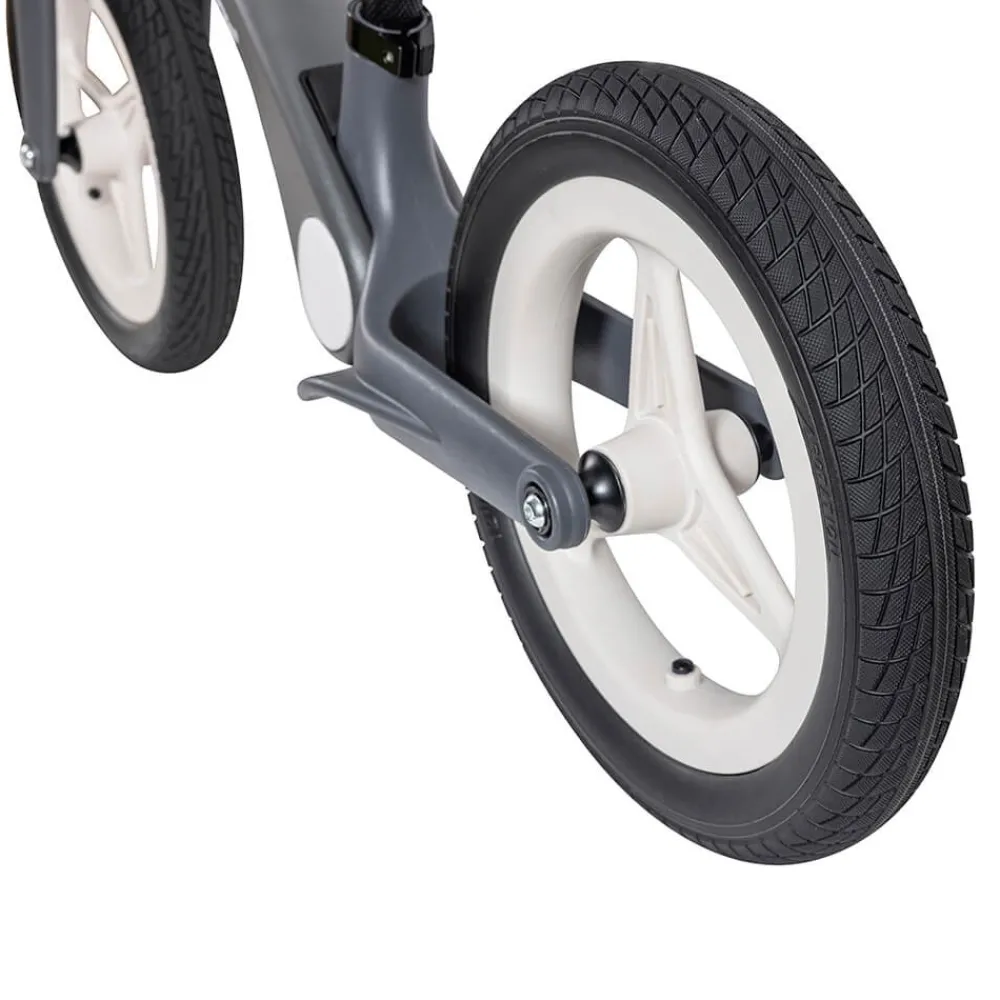 EUREKAKIDS Bicicleta de equilibrio con manillar y asiento regulables – Roady Learner Brown