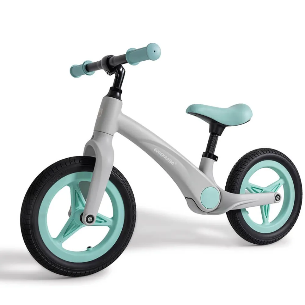 EUREKAKIDS Bicicleta de equilibrio con manillar y asiento regulables – Roady Learner Mint