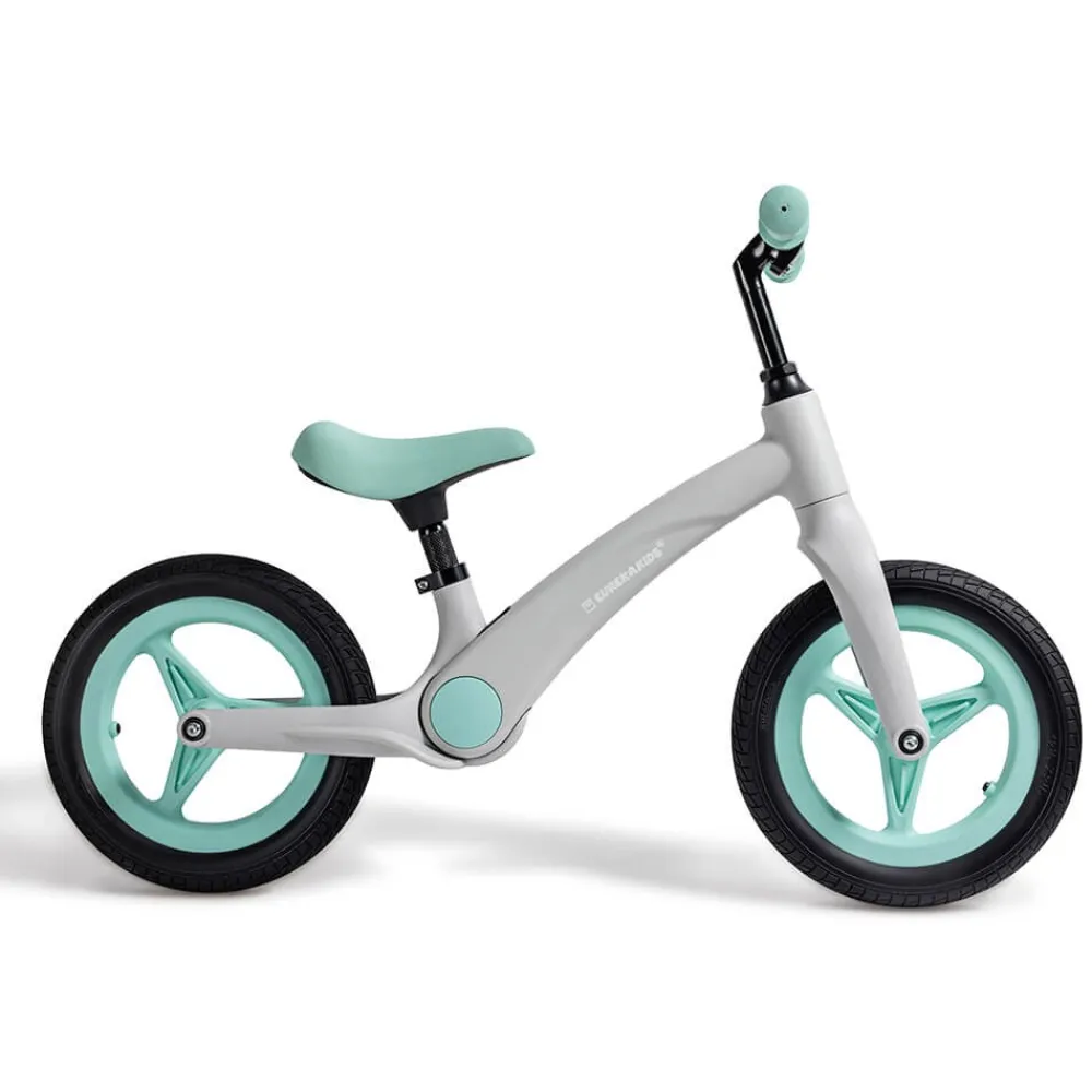 EUREKAKIDS Bicicleta de equilibrio con manillar y asiento regulables – Roady Learner Mint