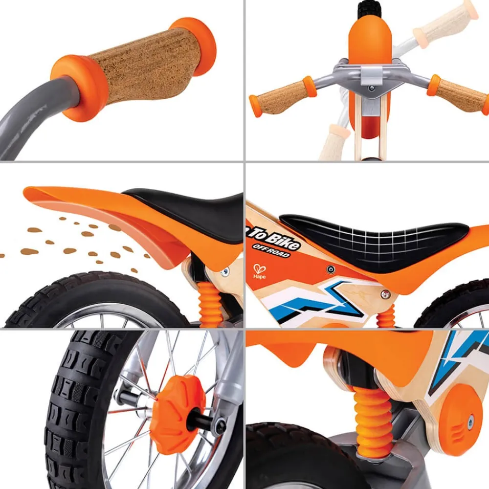 HAPE Bicicleta de equilibrio todoterreno – Off Road Balance Bike