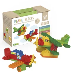 EUREKAKIDS Bloques de construcción BIO – Aviones