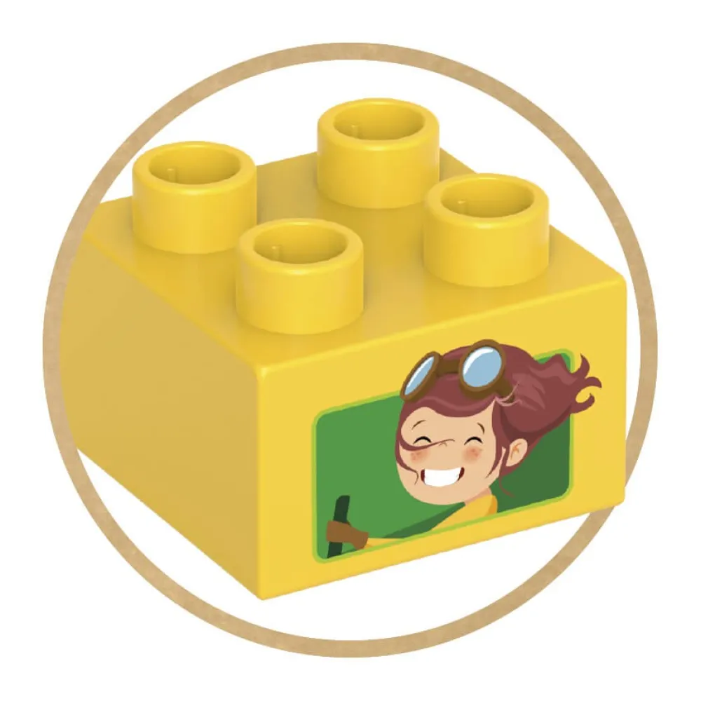 EUREKAKIDS Bloques de construcción BIO – Aviones