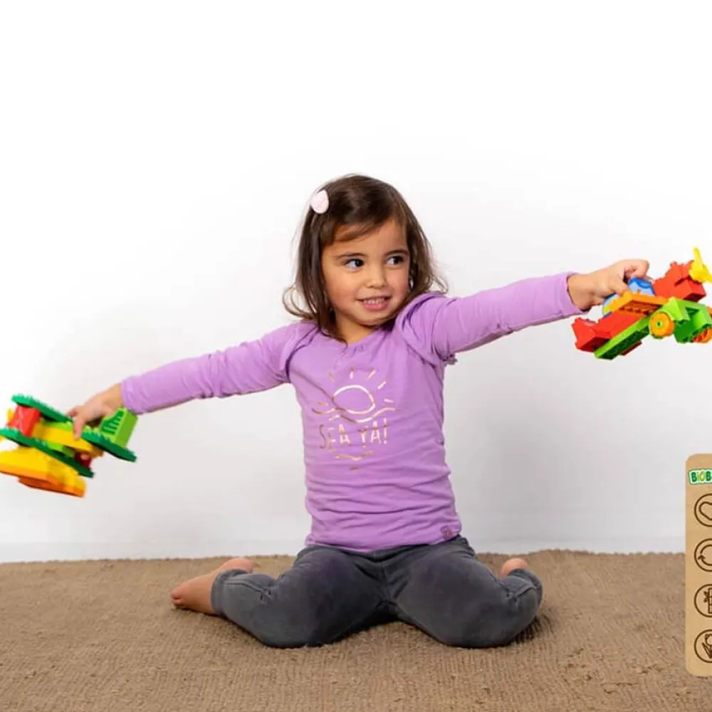 EUREKAKIDS Bloques de construcción BIO – Aviones