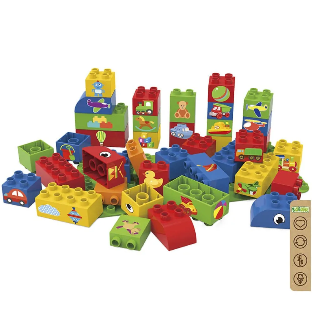 EUREKAKIDS Bloques de construcción BIO - 40 piezas