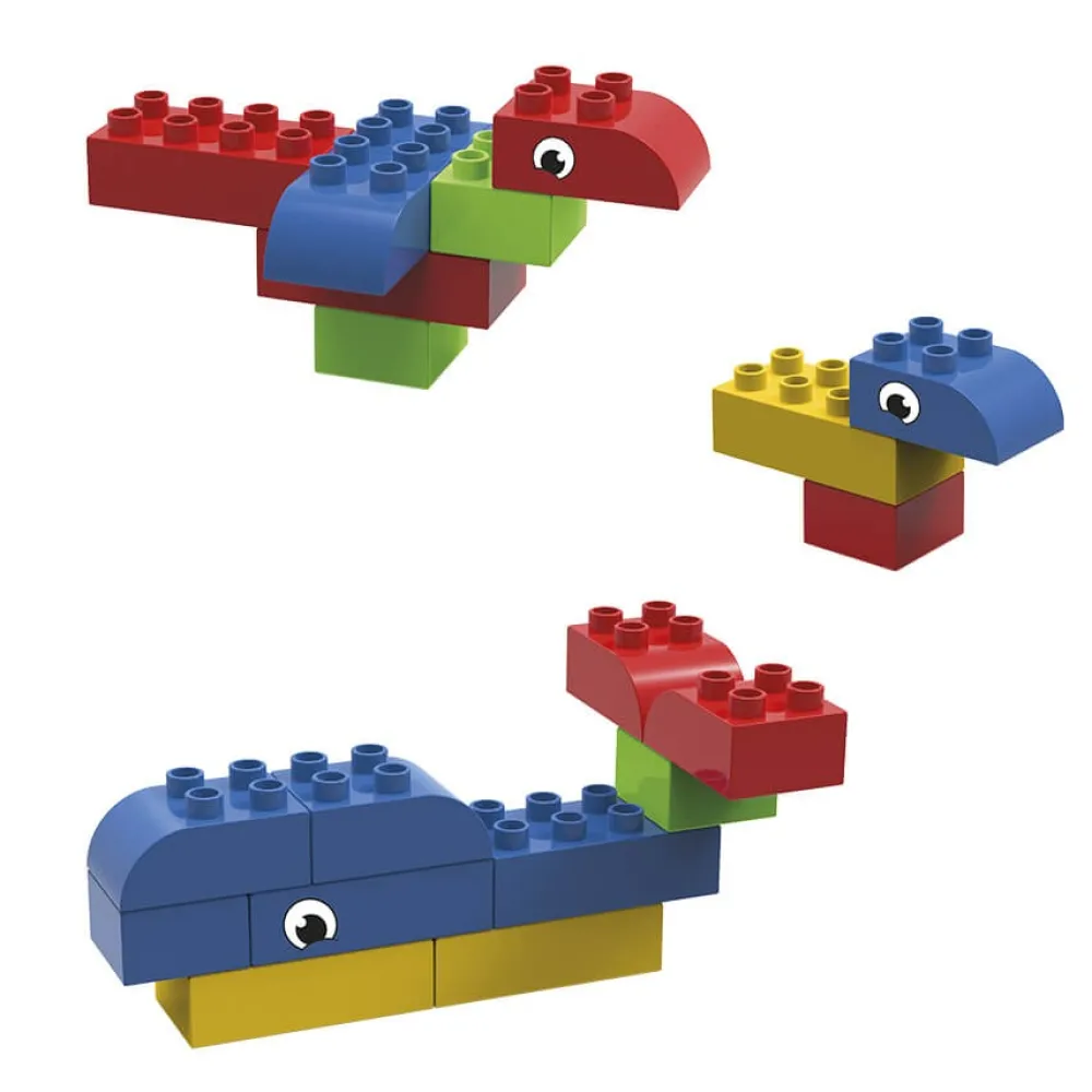 EUREKAKIDS Bloques de construcción BIO - 40 piezas