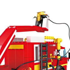 EUREKAKIDS Bloques de construcción camión de bomberos – 328 piezas