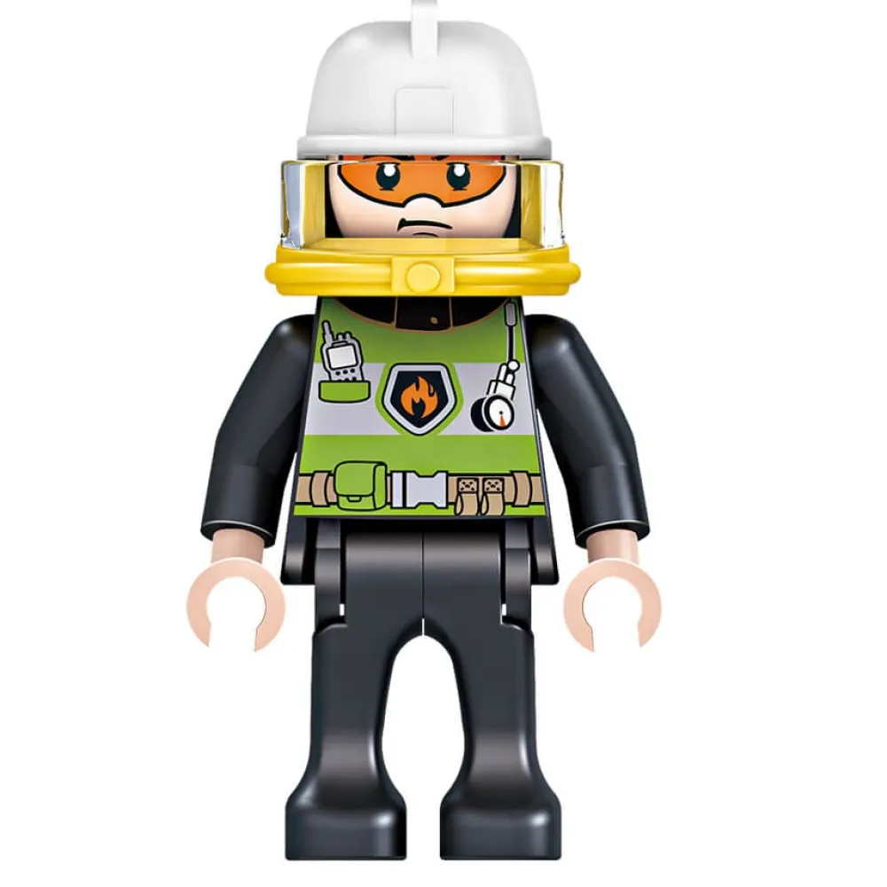 EUREKAKIDS Bloques de construcción camión de bomberos – 328 piezas