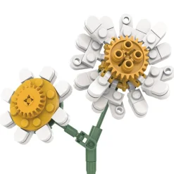 EUREKAKIDS Bloques de construcción flores clásicas – crisantemo de 106 piezas