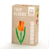 EUREKAKIDS Bloques de construcción flores clásicas – tulipa de 62 piezas