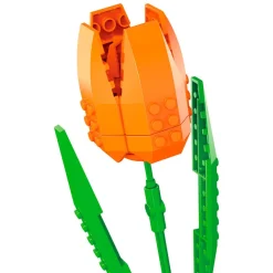 EUREKAKIDS Bloques de construcción flores clásicas – tulipa de 62 piezas