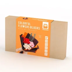 EUREKAKIDS Bloques de construcción ramo de flores de colores – 275 piezas