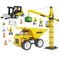 EUREKAKIDS Bloques de construcción zona en obras – 804 piezas