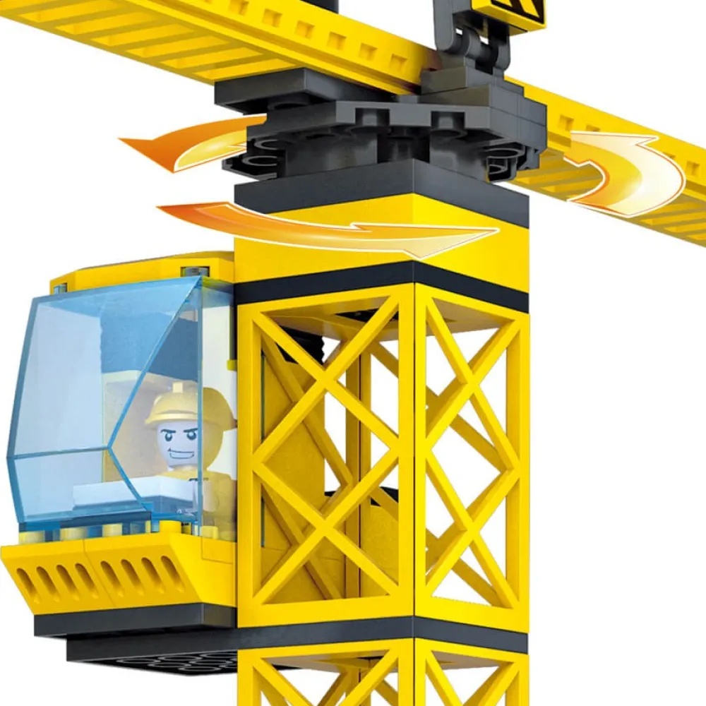 EUREKAKIDS Bloques de construcción zona en obras – 804 piezas