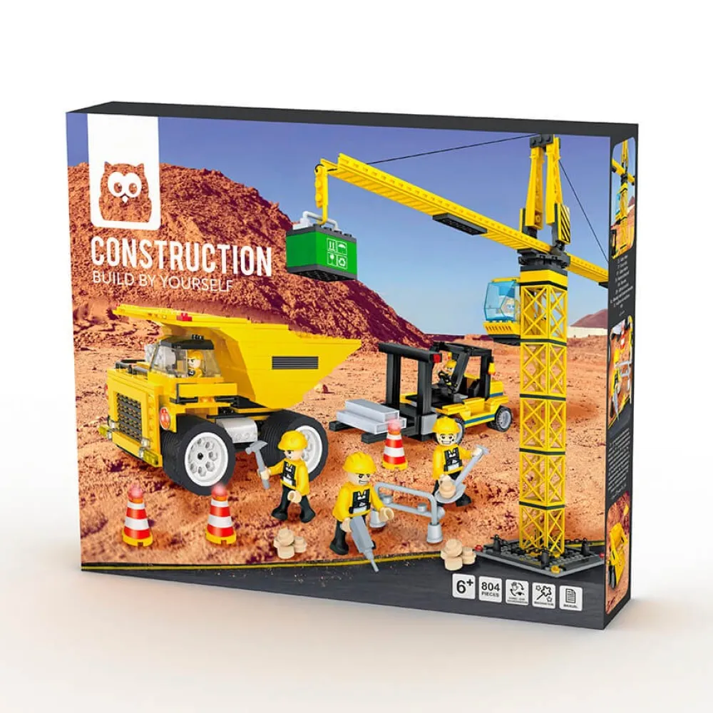 EUREKAKIDS Bloques de construcción zona en obras – 804 piezas