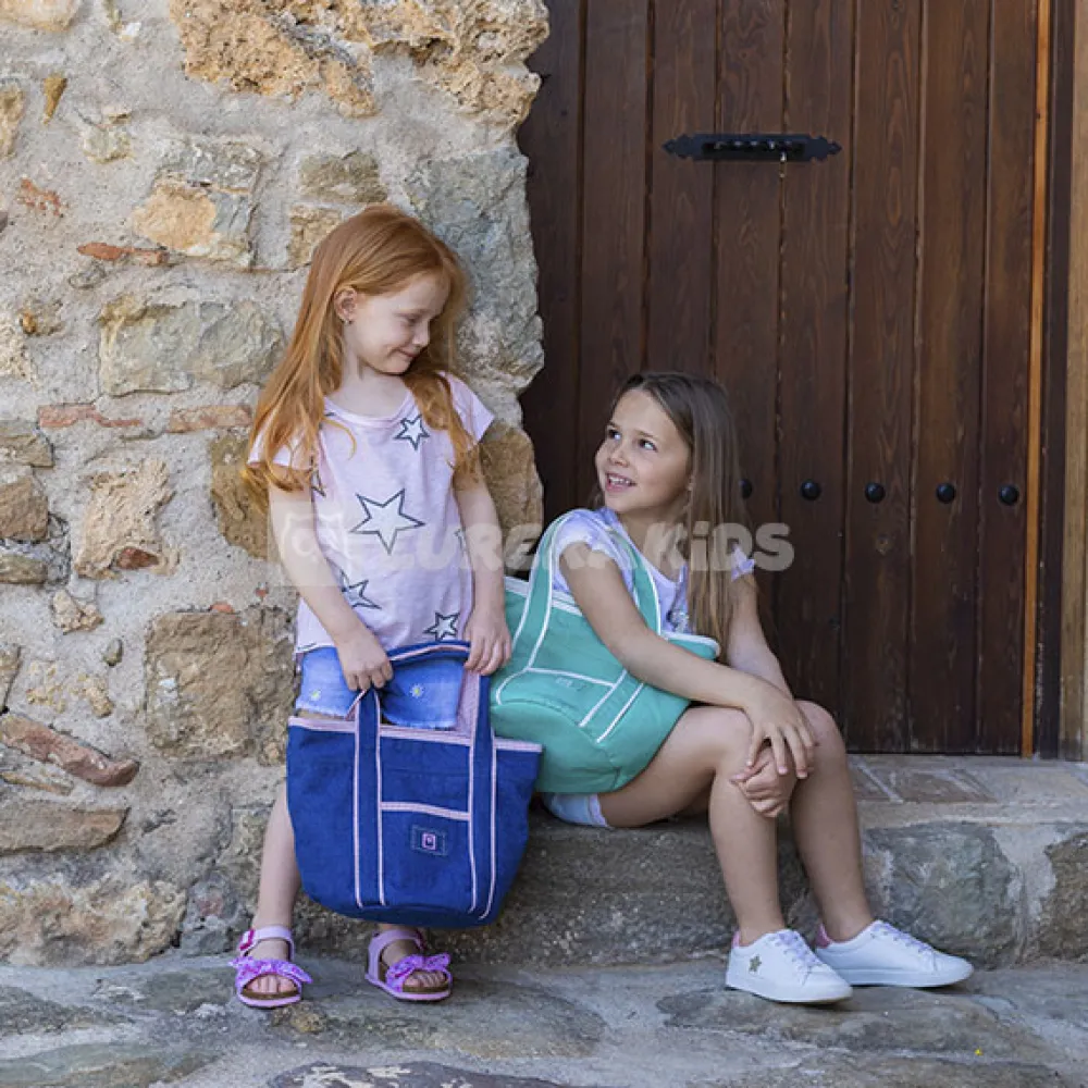 EUREKAKIDS Bolsa turquesa