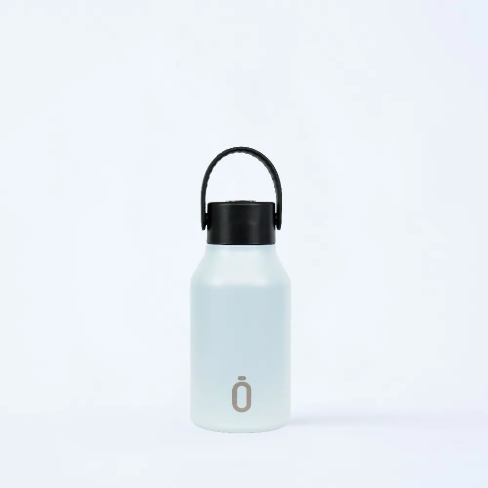 EUREKAKIDS - RBT Botella térmica Runbott MII 350ml – Azul cielo empolvado con tapón Sport