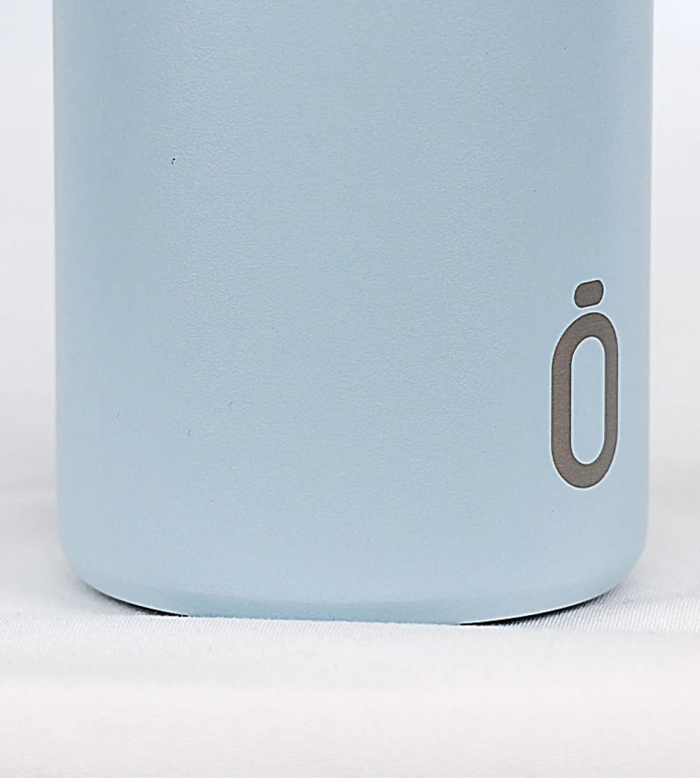 EUREKAKIDS - RBT Botella térmica Runbott MII 350ml – Azul cielo empolvado con tapón Sport