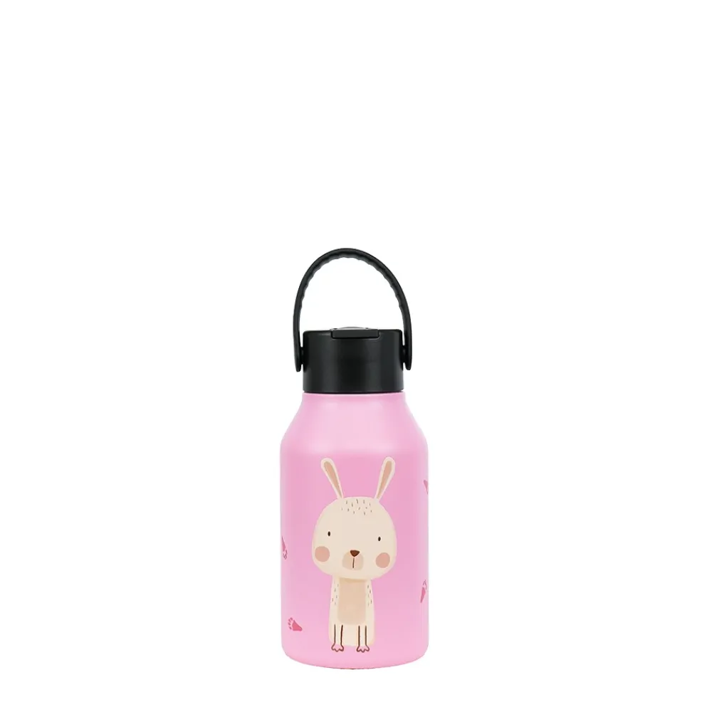 EUREKAKIDS - RBT Botella térmica Runbott MII 350ml – Marta Munté edición Rabbit con tapón Sport