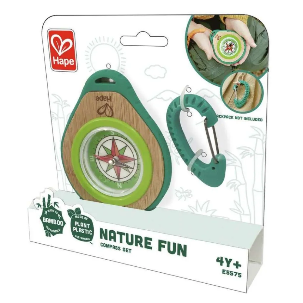 HAPE Brújula de madera