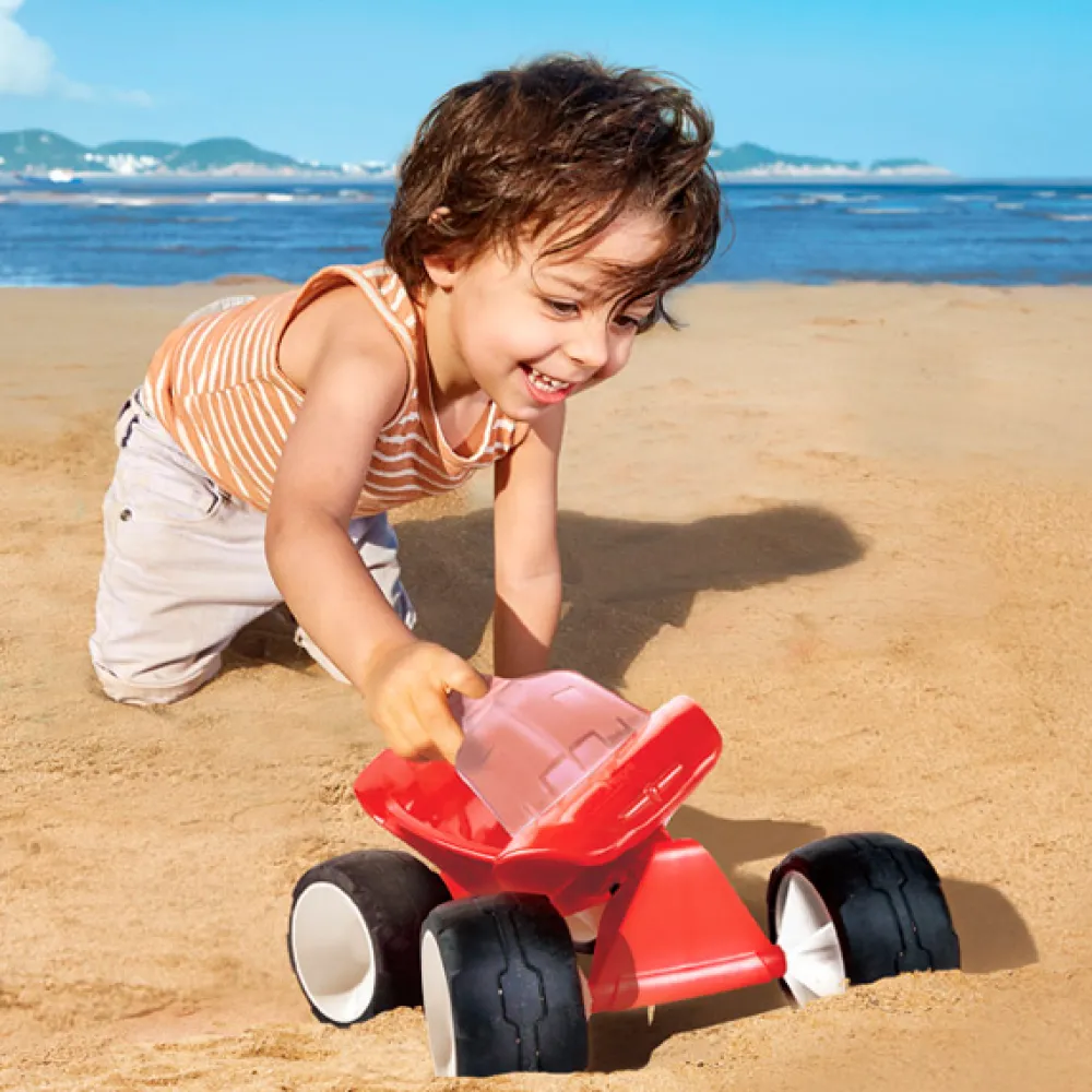 HAPE Buggy para la arena rojo