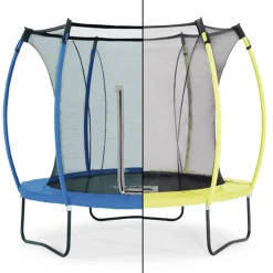 PLUM Cama elástica reversible azul y lima 305cm