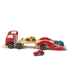 EUREKAKIDS Camión transportador de coches