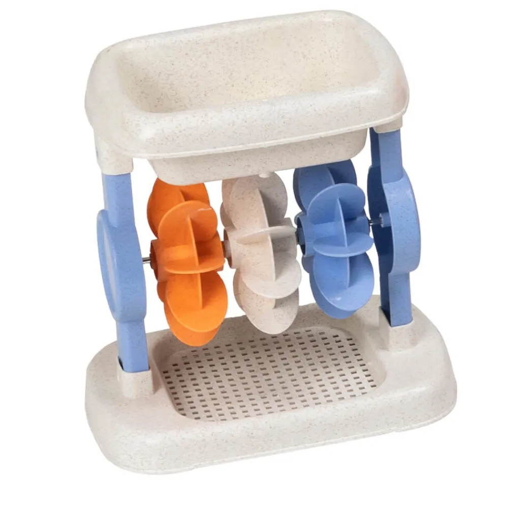 EUREKAKIDS Carretilla de juguete con 7 accesorios para playa, arena y agua