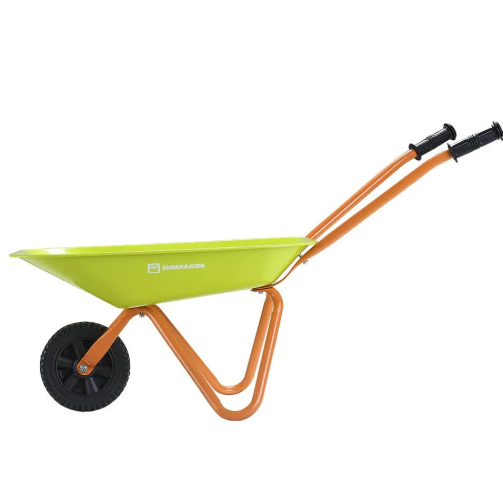 EUREKAKIDS Carretilla de metal para niños
