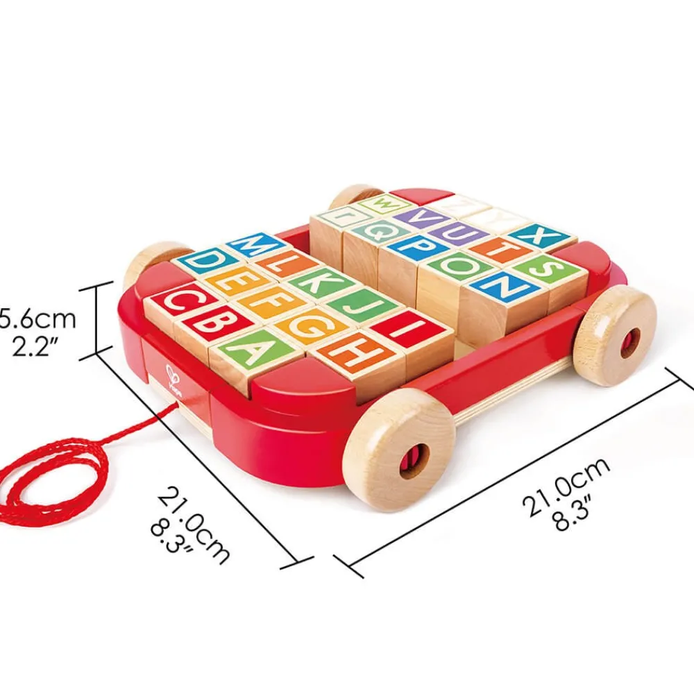 HAPE Carro de Arrastre con Bloques Apilables